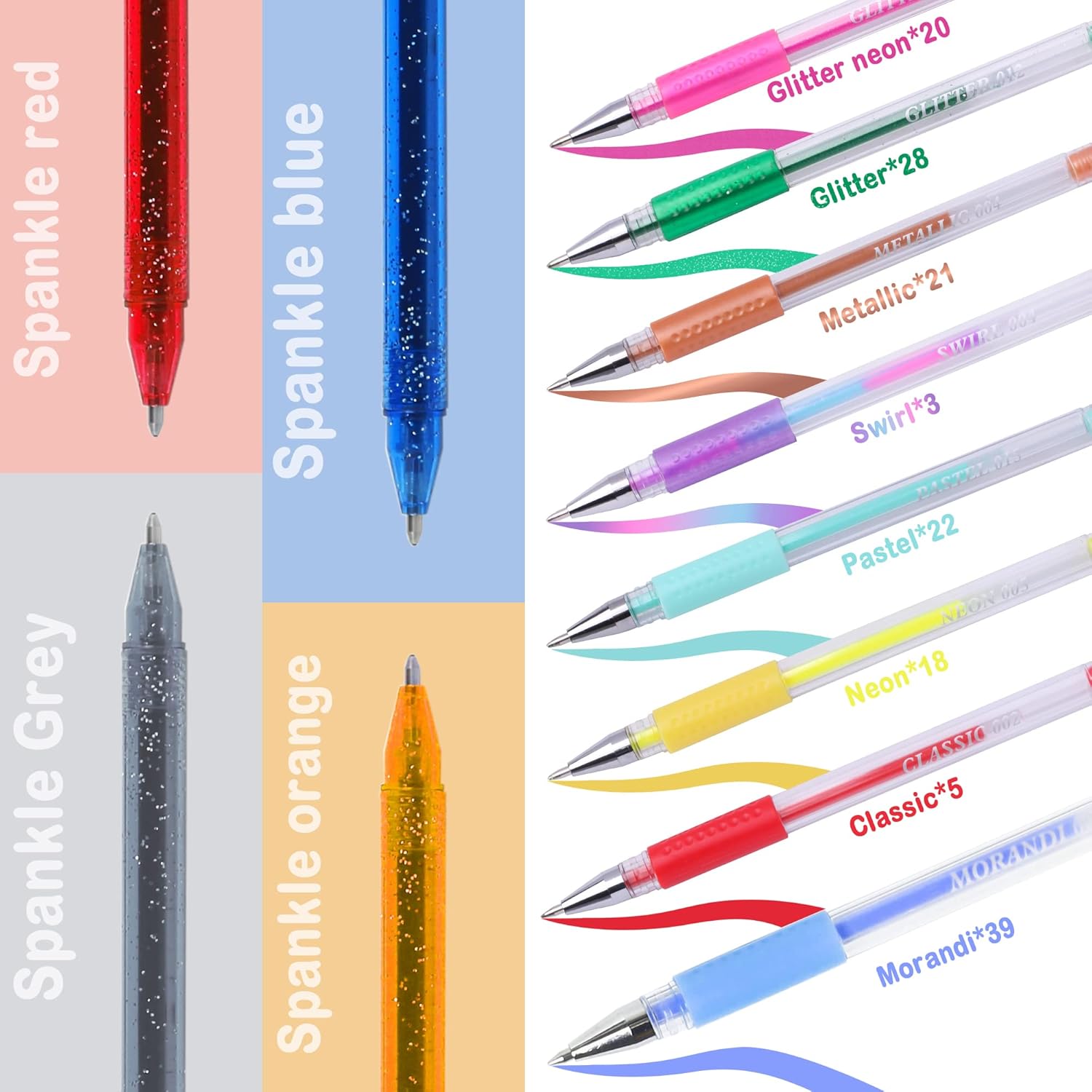320 Pack Gel Pens for Adult Coloring - Image 4