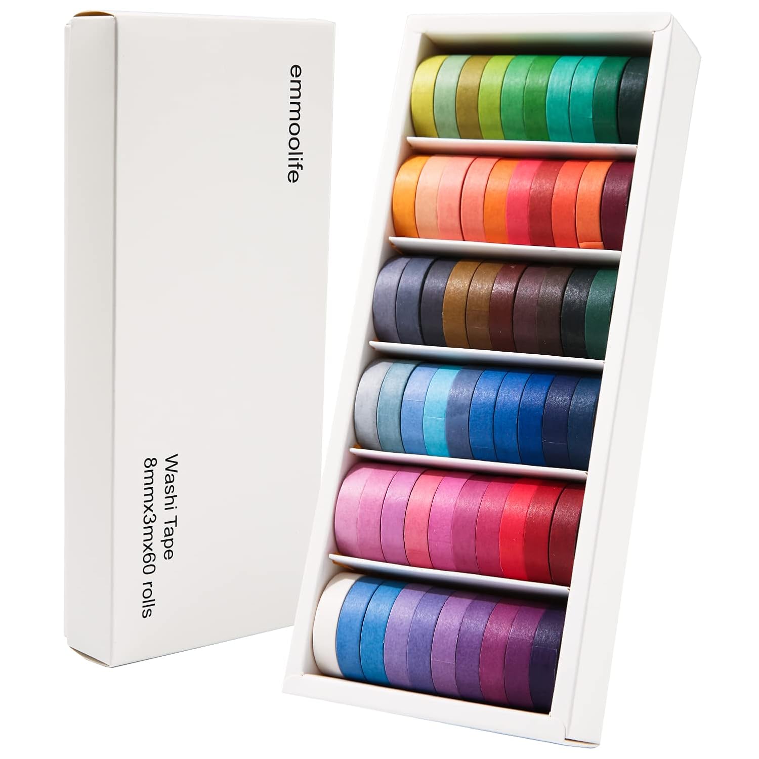 60 Rolls Washi Tape Sets Wrapping Planner